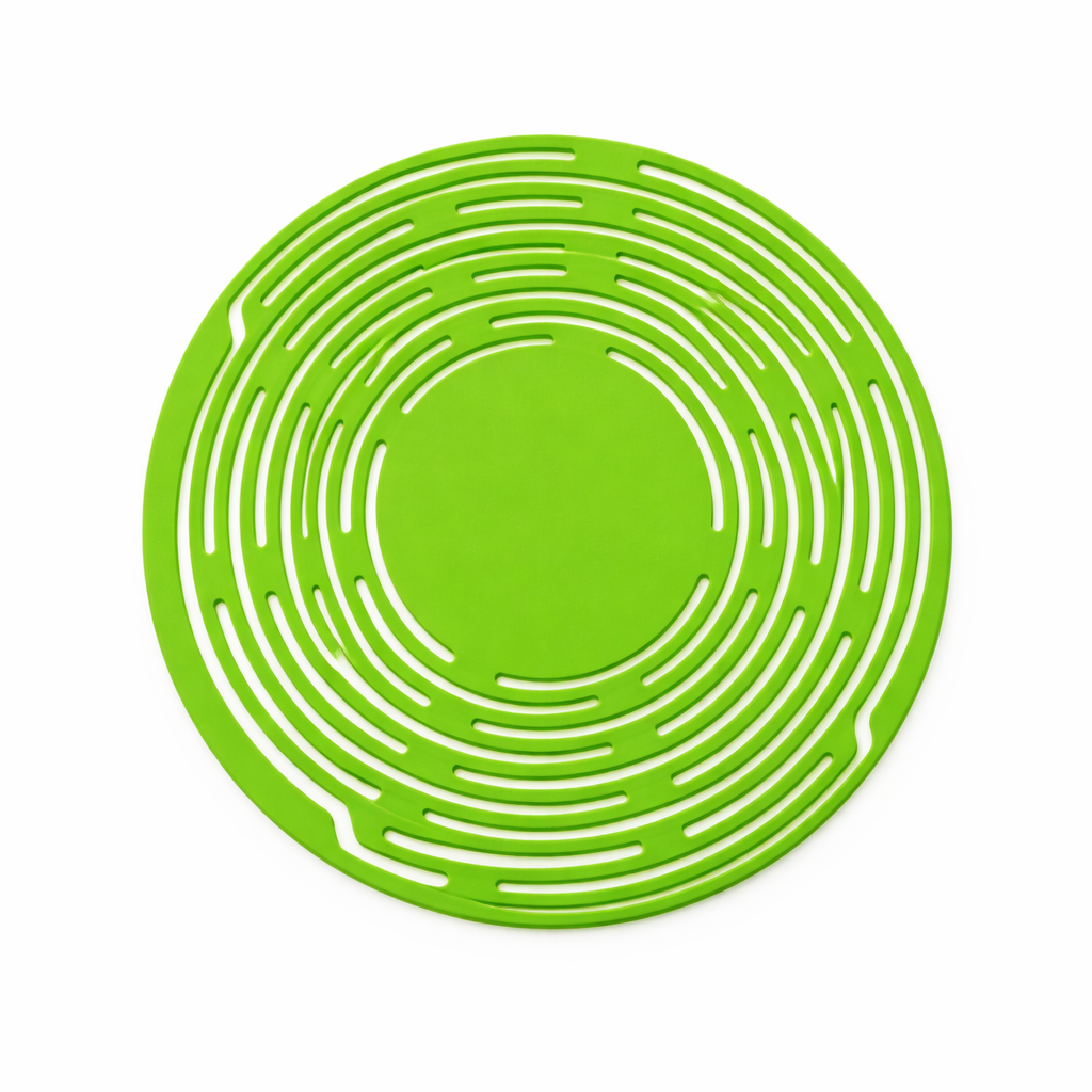 KUBOZN® 2-in-1 Zero-Void™ Silicone Mesh Bag & Heat-Resistant Trivet Mat for Hot Bowls (Offer)