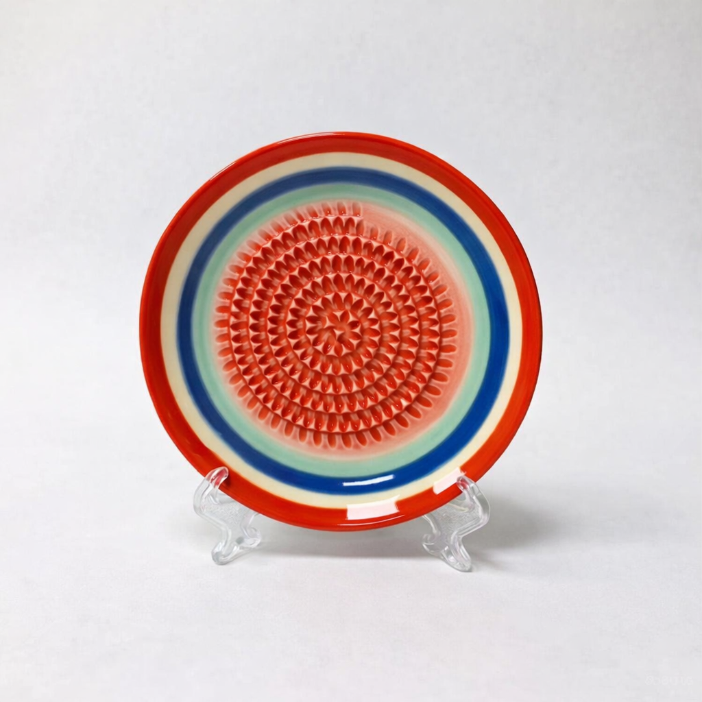 KUBOZN® Handmade Ceramic Ginger & Garlic Grater – Fine Grinder for Fruits, Spices & Fresh Flavor