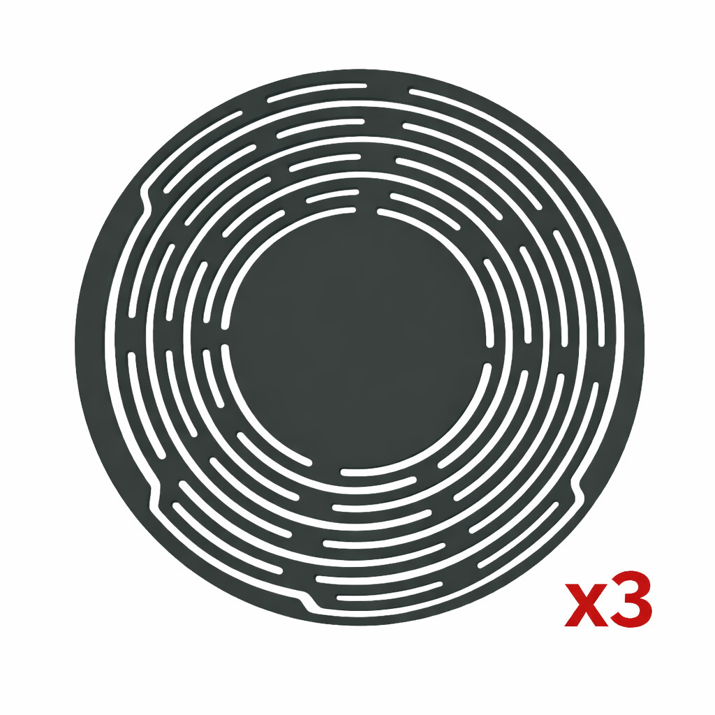 KUBOZN® 2-in-1 Zero-Void™ Silicone Mesh Bag & Heat-Resistant Trivet Mat for Hot Bowls (Offer)