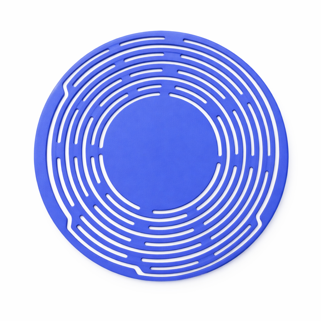 KUBOZN® 2-in-1 Zero-Void™ Silicone Mesh Bag & Heat-Resistant Trivet Mat for Hot Bowls (Offer)