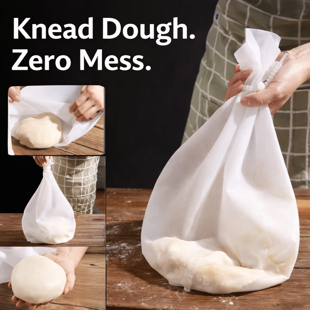 KUBOZN® Food Grade Silicone Dough Mixing Bags